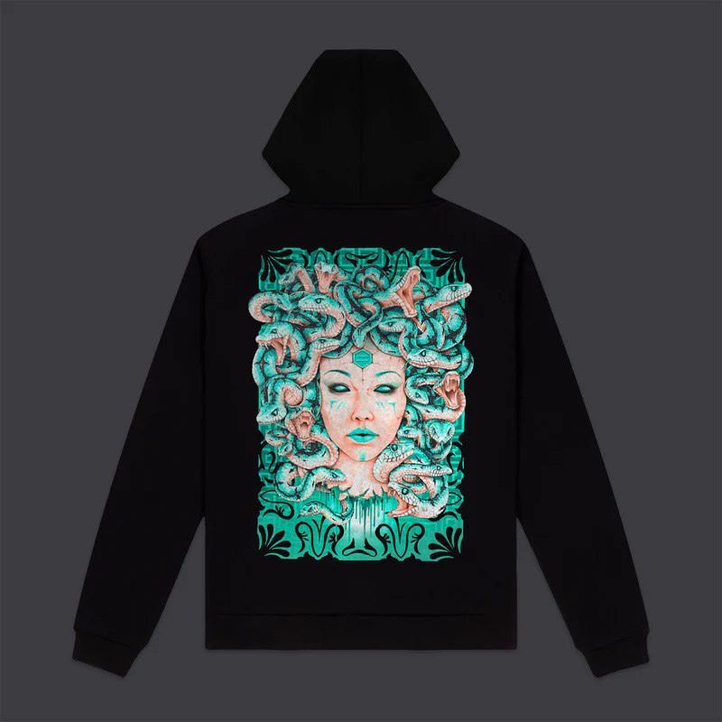 FELPA UOMO DOLLY NOIRE MEDUSA HOODIE