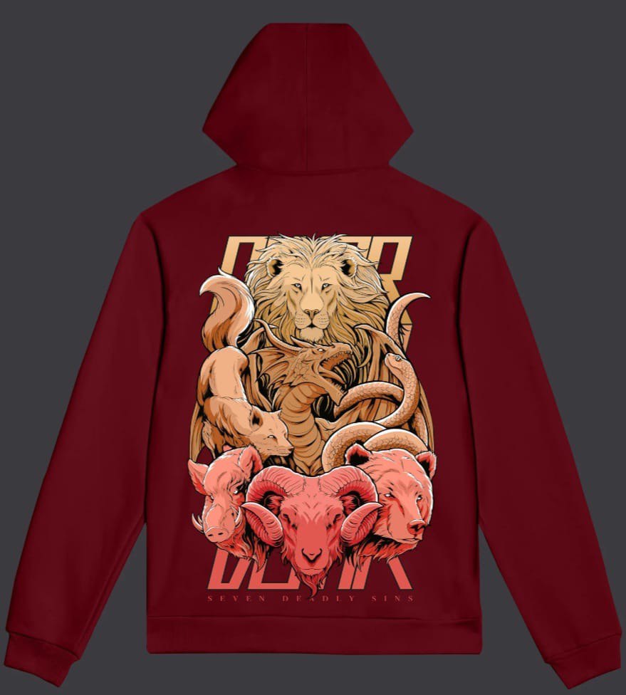 FELPA DOLLY NOIRE 7DEADLY SINS HOODIE