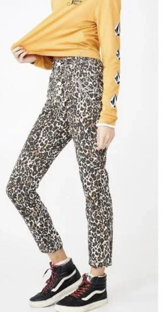 PANTALONE VOLCOM ANIMAL PRINT SUPER STONED SKINNY