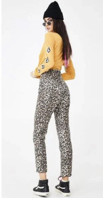 PANTALONE VOLCOM ANIMAL PRINT SUPER STONED SKINNY